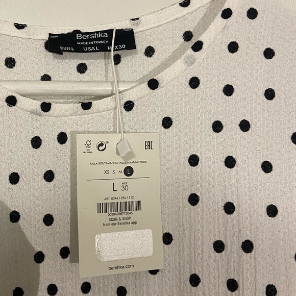 Bershka Asos polka dot midi dress - Picture 3 of 3